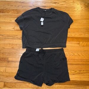 Fashion Nova Kicking It Back Shorts Set XL